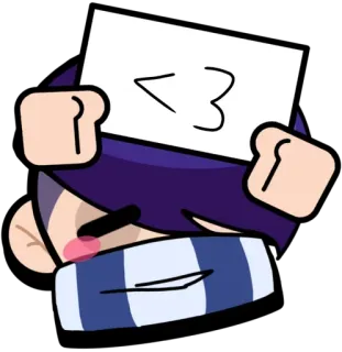 💕 1a00e2e4 <3 dessin animé, personnage, amour, coeur, autocollant whatsapp sticker