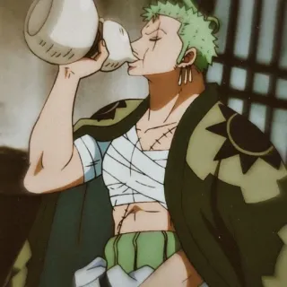 Roronoa Zoro by: @neptoonshelp telegram stickers