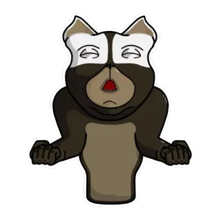 😊 de783dd5 Tier, Hund, Cartoon, Sticker, Ausdruck, Humor telegram sticker