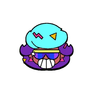 😂 8051c5d5 Shelly Brawl Stars shelly, 브롤스타즈, 비디오 게임, 캐릭터, 스티커 telegram sticker