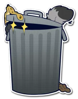 Rosco Raccoon telegram stickers