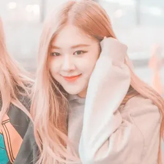 🌸 e4f03073 Rosé Rosé, K-pop, penyanyi, idola, selebriti, wanita, potret telegram sticker