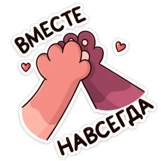 Рози и Вайлет :: @TgSticker whatsapp stickers
