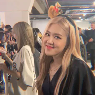 🍡 019ce034 Rose K-Pop, Chanteur, Idole, Célébrité, Blackpink telegram sticker