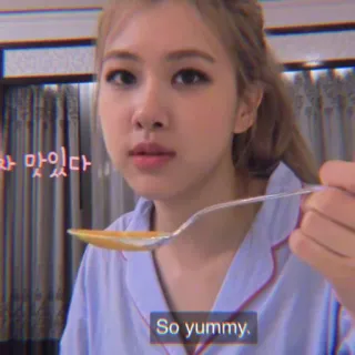 🥂 7616aaf7 So yummy. 진짜 맛있다 nourriture, miam, coréen, repas, délicieux telegram sticker