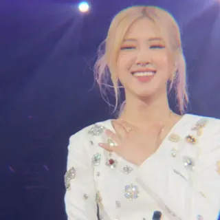 🍫 944dec65 Rosé rosé, chanteur, kpop, blackpink, rose, k-pop, musicien, célébrité telegram sticker