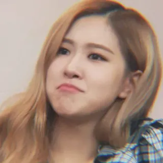 🦀 e250a1a8 personne, femme, portrait, visage, expression, kpop telegram sticker