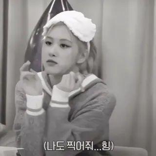 🎂 7ddcdbfe (나도 찍어줘...힘) kpop, 한국, 여자, 연예인, 장미, blackpink telegram sticker