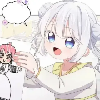 🎐 82fb5d7f Anime, Bambino/a, Disegno, Carino/a, Ragazza telegram sticker