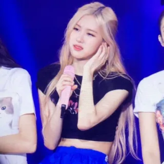 🙂 b9cedc97 Rose Rose, Blackpink, singer, idol, kpop, performer, music telegram sticker
