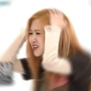 🐰 1f058845 pessoa, mulher, estressada, expressão, confusão, choque telegram sticker