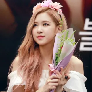 🐰 60a3f3f4 Rosé kpop, cantor, rose, blackpink telegram sticker