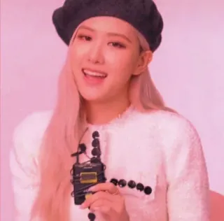 🤐 56f57a4a Rosé Kpop, Sänger, Rose, Blackpink, Promi, Porträt whatsapp sticker