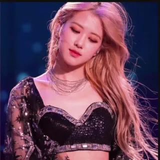 📷 ab651309 Rose Rose, K-Pop, Sängerin, Frau, Musik, Auftritt whatsapp sticker