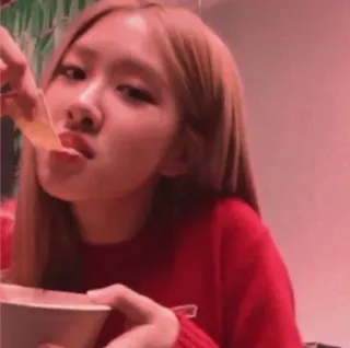 😬 f1aefb67 Frau, Essen, Porträt, Lebensmittel, Person, Innen whatsapp sticker