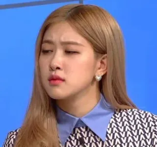 🌹 32f63f80 Rose K-pop, penyanyi, selebriti, Korea, wanita whatsapp sticker