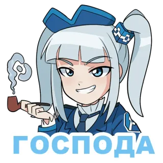 RKN-chan by RIKANI telegram stickers