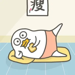 💨 59d23b6c 搜 Cartoon, Ente, liegend, süß, Brot telegram sticker