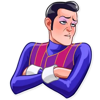Robbie Rotten telegram stickers