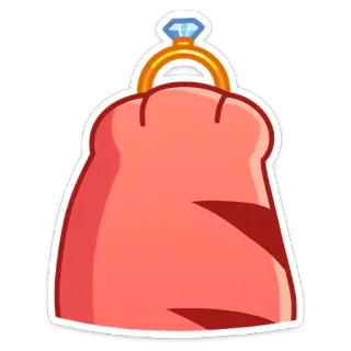 💍 dfffbb5a trouwring, juwelen, diamant, huwelijk, verloving, liefde, accessoire telegram sticker