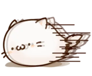 Round and Pretty Cat telegram stickers