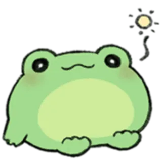ROUND FROG FRIENDS @nyakwii whatsapp stickers