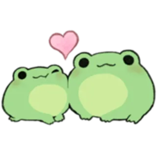ROUND FROG FRIENDS @nyakwii whatsapp stickers