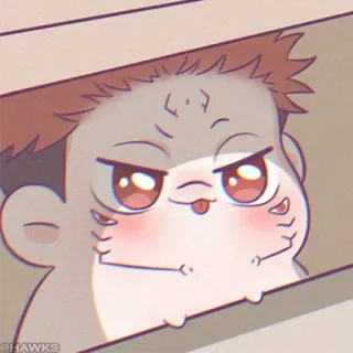 ⚫️ 26aebdeb Yuji Itadori Jujutsu Kaisen Anime, Kartun, Manga, Lucu, Jujutsu Kaisen, Yuji Itadori whatsapp sticker