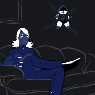 🌟 51b0240f Lancer Deltarune deltarune, วิดีโอเกม, แลนเซอร์, ตัวละคร whatsapp sticker