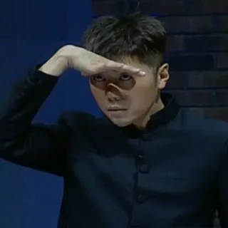 👻 3ab7ad3c pessoa, olhando, homem, procurando whatsapp sticker