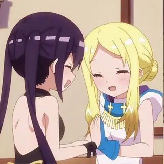 🤣 10c15478 Anime, Kartun, Persahabatan, Lucu, Gadis, Karakter whatsapp sticker