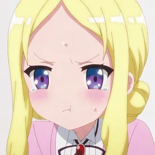 😕 b215c2fb Anime, Karakter, Gadis, Lucu, Kartun, Ekspresi whatsapp sticker