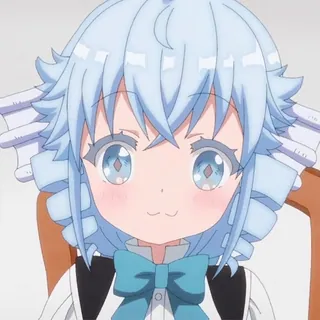 🍩 dd00c151 Anime, Gadis, Lucu, Karakter, Rambut biru whatsapp sticker