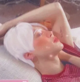 👽 349e7003 ポートレート, アート, プロフィール, 人物, 男性, 白髪, 美的 telegram sticker