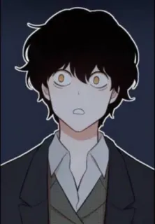 🛐 0fbbbc69 アニメ, 漫画, 衝撃, 表情, 漫画, ポートレート telegram sticker