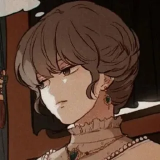 ✨ 52c09c15 女性, ポートレート, ヴィンテージ, 漫画, エレガント telegram sticker