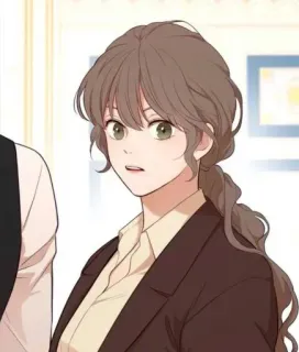 ✨ 747a3f01 女性, アニメ, 漫画, ポートレート, ブルネット, オフィス, ビジネス telegram sticker