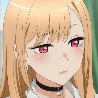 ❤️ 7f2e2cd0 Marin Kitagawa My Dress-Up Darling アニメ, 女の子, 可愛い, 喜多川海夢, 着せ恋, ポートレート telegram sticker