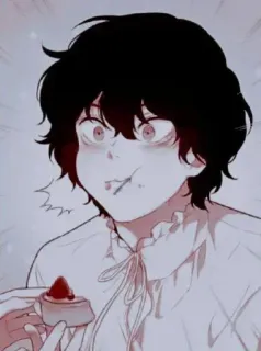 🛐 ef289a84 アニメ, 漫画, デザート, いちご, 可愛い, 幸せ telegram sticker