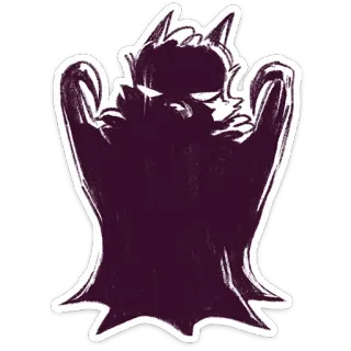 😈 a7eec0ee ghost, halloween, spooky, cute, animal, monster whatsapp sticker