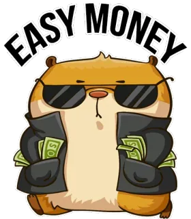 Хомяк-инвестор @rublei500 telegram stickers