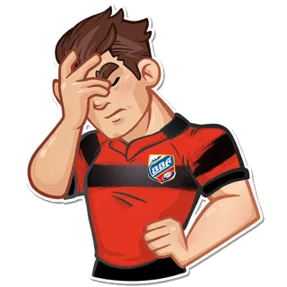 🙈 e018b380 フェイスパーム, イライラ, 後悔, がっかり, 漫画, キャラクター, 表情 telegram sticker