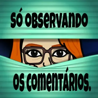 👀 ca86bc77 SÓ OBSERVANDO
OS COMENTÁRIOS. regarder, observer, commentaires, lurker telegram sticker