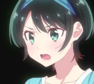 🤨 241f28db Anime, Chica, Dibujo animado, Personaje, Ilustración, Retrato whatsapp sticker