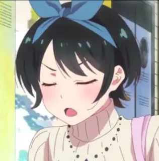 🙄 42e01f71 Anime, Chica, Lindo, Dibujo animado, Chibi, Manga whatsapp sticker