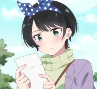 🧐 d57732d0 Anime, Chica, Personaje, Lindo, Dibujos animados whatsapp sticker