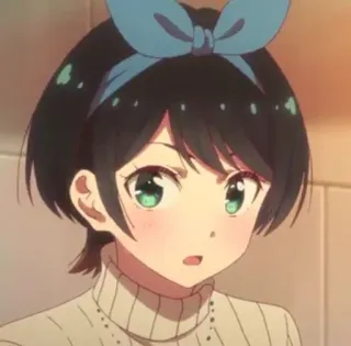 🧐 ec294b9c Anime, Dibujos animados, Chica, Retrato, Mujer, Personaje whatsapp sticker