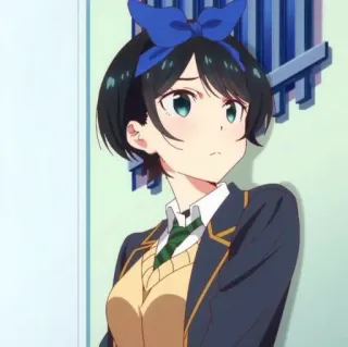 🍧 090492f6 Ruka Sarashina Rent-A-Girlfriend Anime, Cartoon, Mädchen, Charakter, Ruka Sarashina, Rent-A-Girlfriend telegram sticker