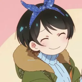 🍧 3b9817c2 @tooolin Anime, Cartoon, Mädchen, Süß, Lächelnd, Stirnband, Fröhlich telegram sticker