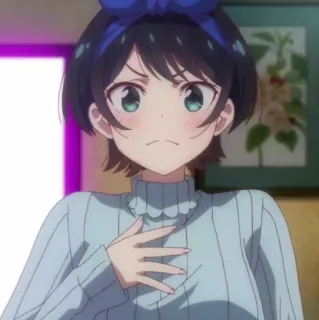 🍧 95f74ee7 Ruka Sarashina Rent-A-Girlfriend Anime, Niedlich, Mädchen, Ruka Sarashina, Rent-a-Girlfriend telegram sticker